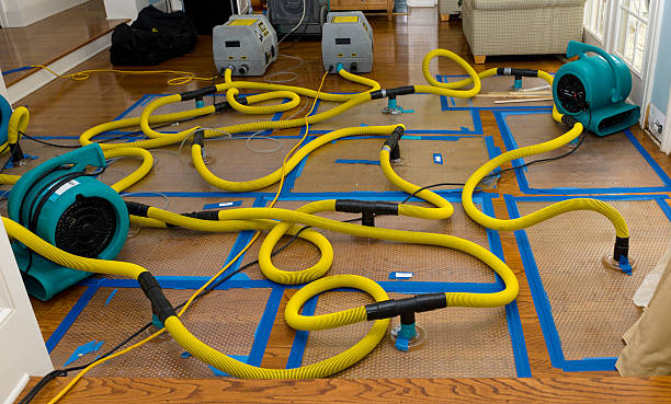 Professional Sewage Cleanup technician working in Richfield, NC